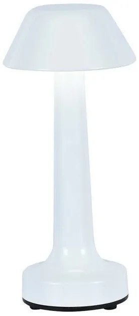 Επιτραπέζιο Φωτιστικό LED 1W 40lm 180° IP20 CCT 3σε1 Επαναφορτιζόμενο Touch Dimmable Άσπρο 10569 VTAC-10569-Λευκό 10569