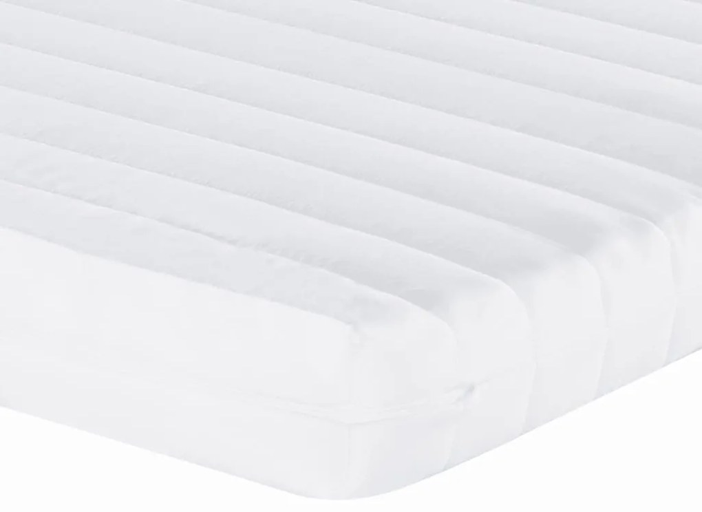 vidaXL Στρώμα Αφρού 7 Ζωνών Σκληρότητα 20 ILD Λευκό 80 x 200 εκ.