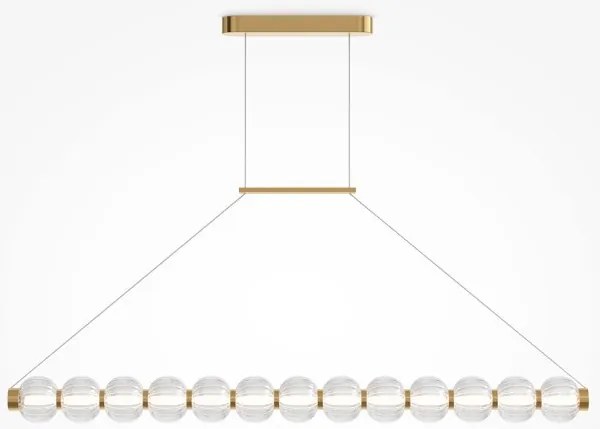 Κρεμαστό Φωτιστικό Οροφής LED 22W Χρυσό Γυαλί Amulet MOD555PL-L18G3K Maytoni MOD555PL-L18G3K Χρυσό