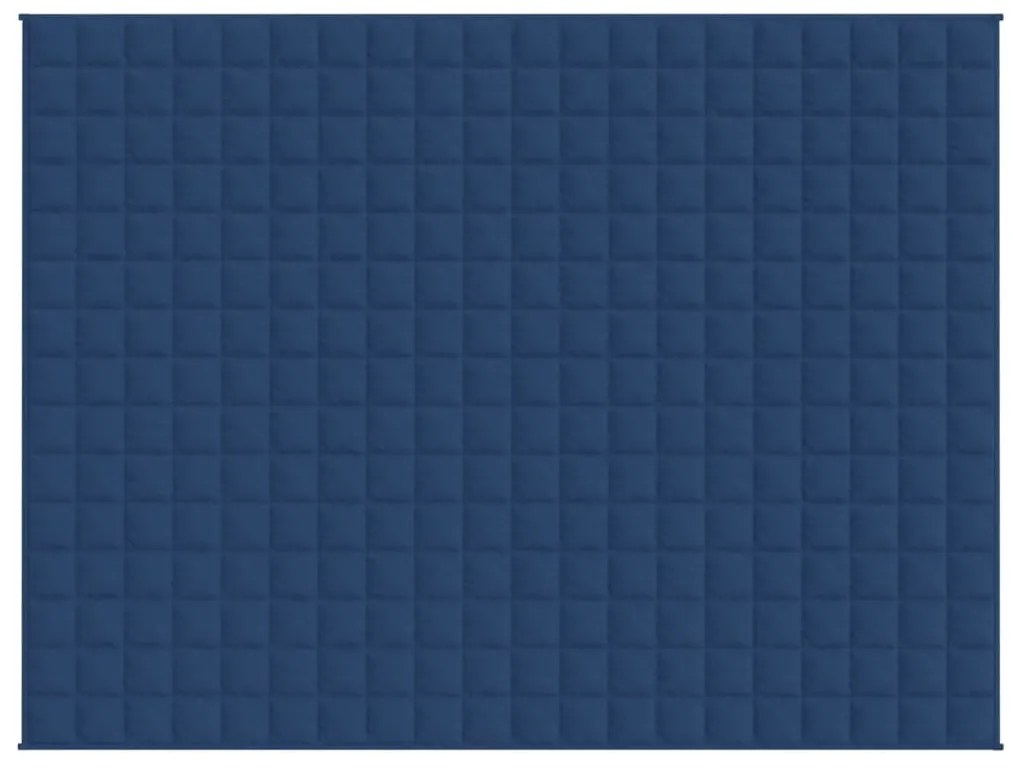 vidaXL Κουβέρτα Βαρύτητας Μπλε 152 x 203 εκ. 11 κ. Υφασμάτινη