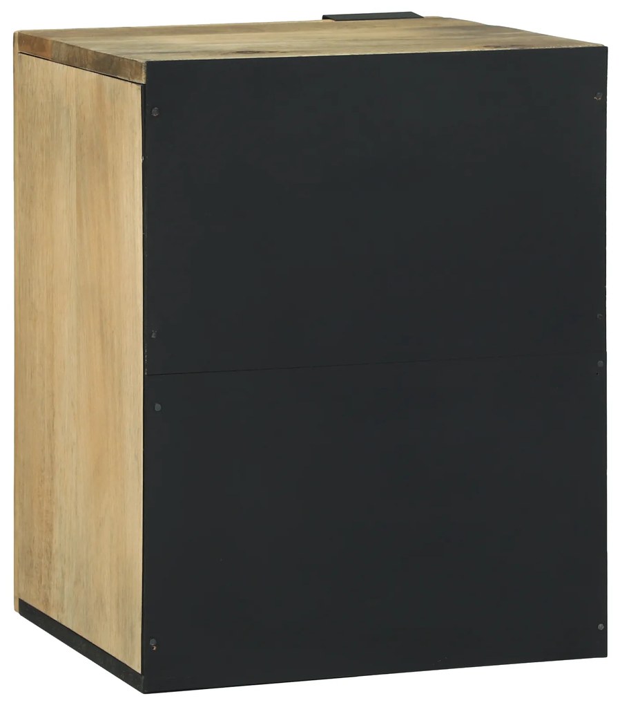 vidaXL Ντουλάπα Μπάνιου 38x33.5x48 cm από Μασίφ Ξύλο και Κατασκευασμένο Ξύλο