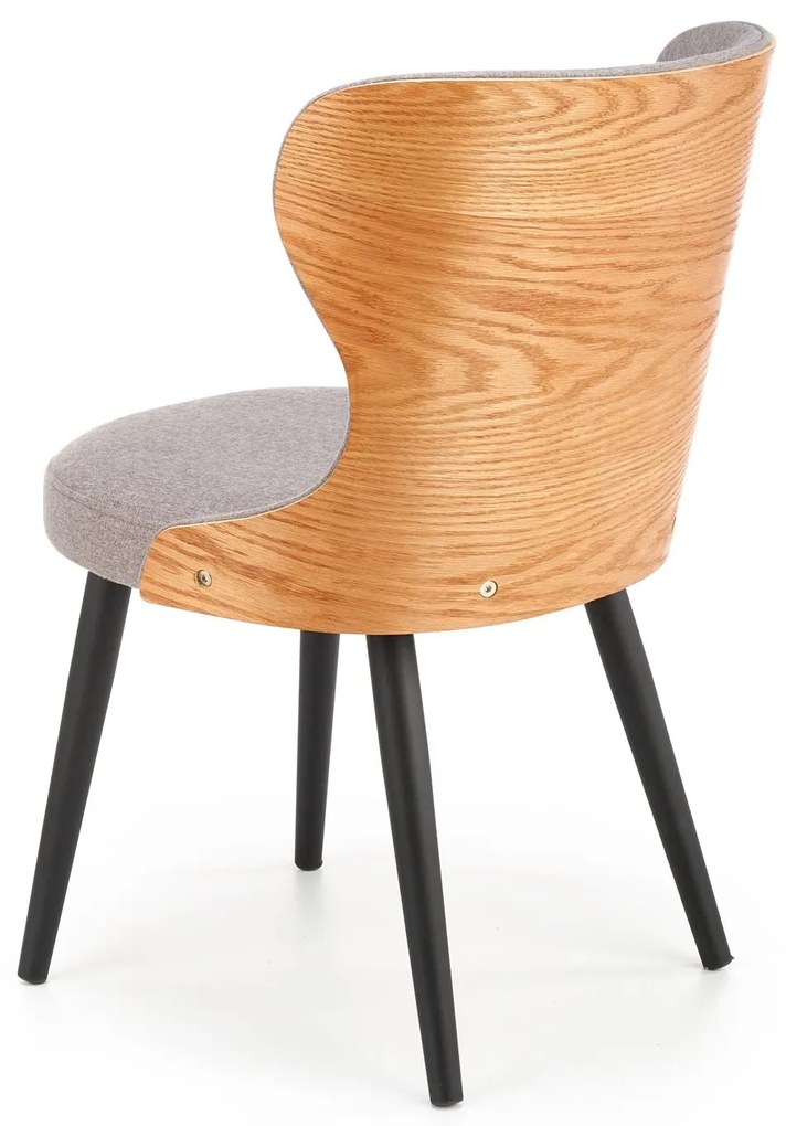 K452 chair color: grey / natural oak DIOMMI V-CH-K/452-KR