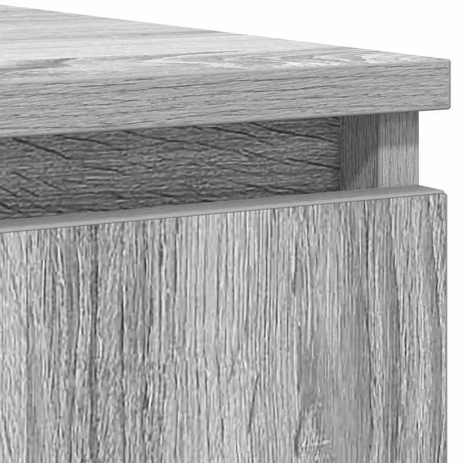 Συρταριέρα με Συρτάρια Γκρι Sonoma 100,5x35x76 εκ. Επεξ. Ξύλο - Γκρι