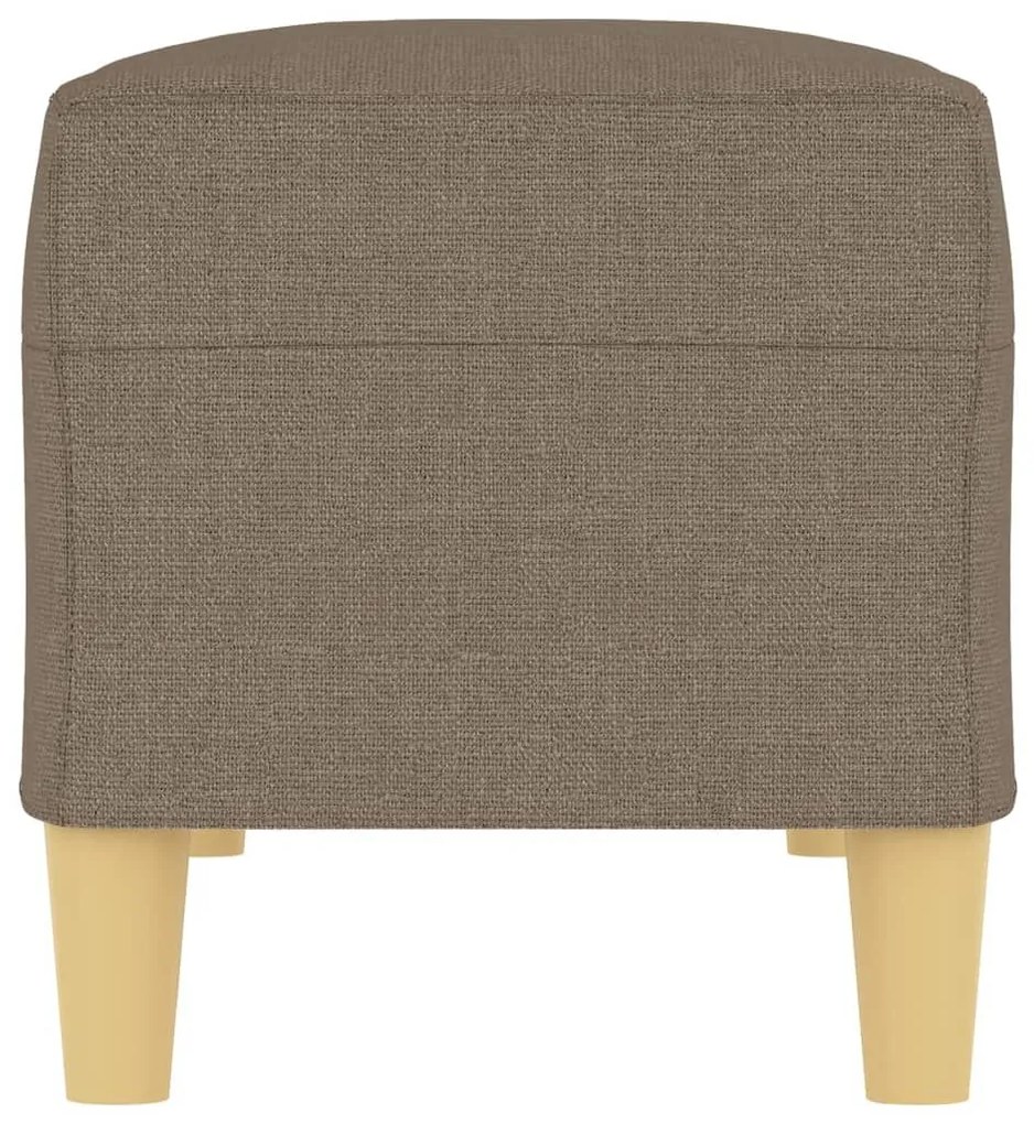 Πάγκος Taupe 100x35x41 εκ. Υφασμάτινος - Μπεζ-Γκρι