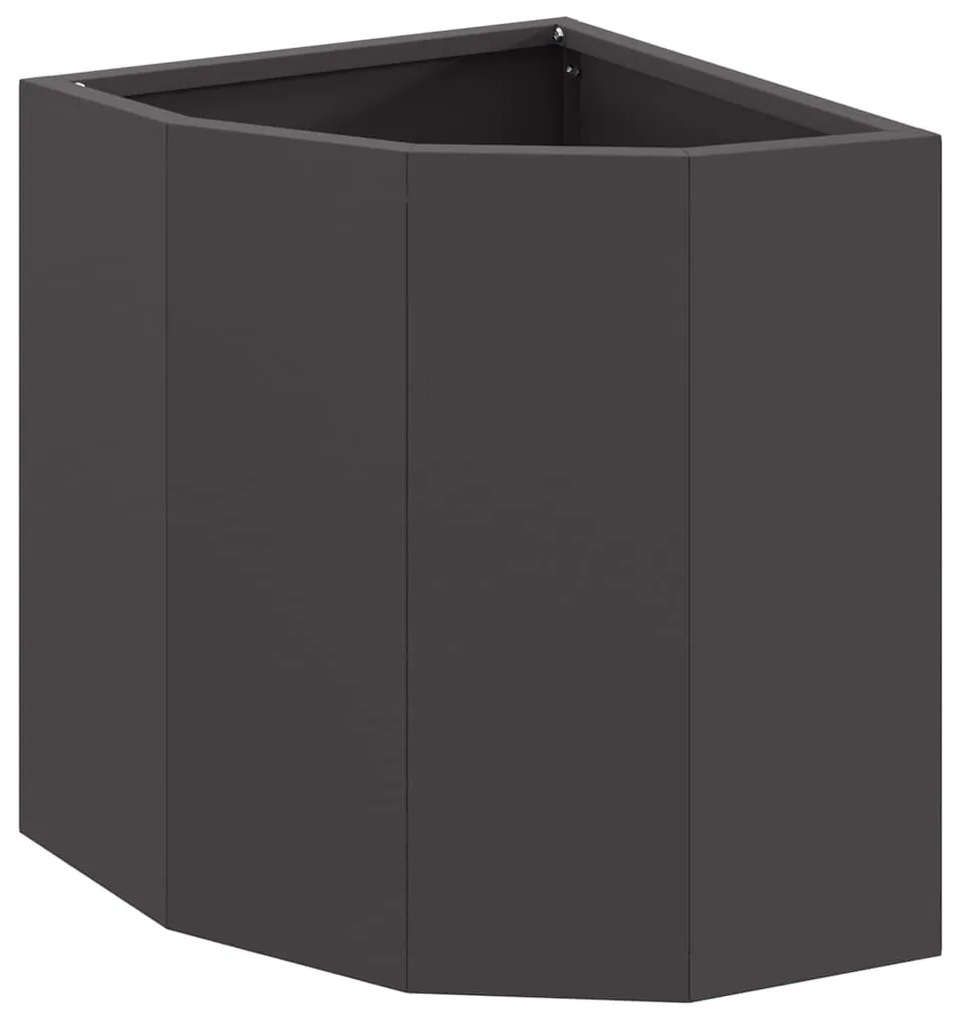 vidaXL Γωνιακό Ροδόδεντρο Μαύρο 30 x 30 x 35 εκ Ατσάλι