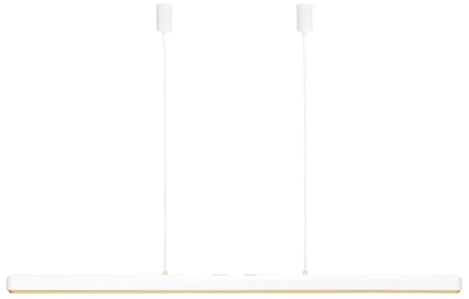 Φωτιστικό Οροφής Ράγα Hazel Branch 2456 150x5.4x7.2cm Led 300-1150lm 40W 2700-6000k White-Brass Umage