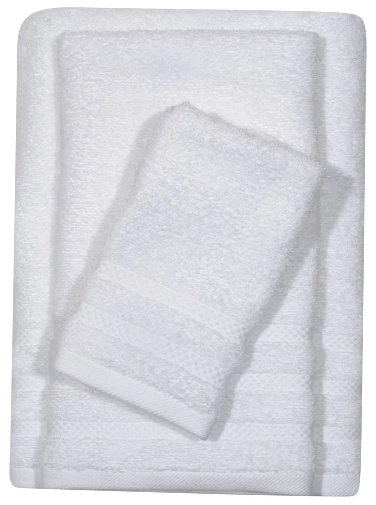 Πετσέτα 1230 Happy White Das Home Χεριών 30x50cm 100% Cotton
