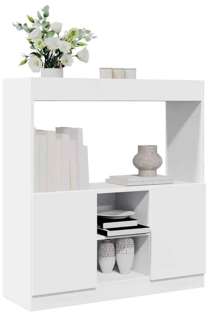 vidaXL Ντουλάπι Λευκό 92 x 33 x 100 εκ. από Επεξεργασμένο Ξύλο