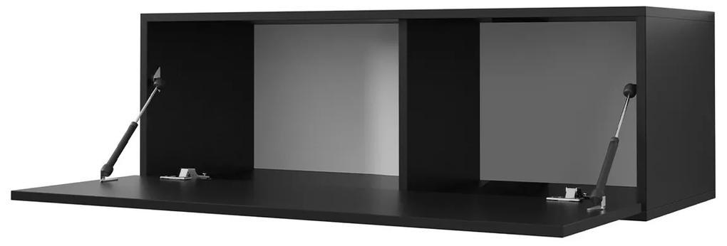 Σετ επίπλων Hartford H114, Μαύρο, Με πρόσθετο εξοπλισμό, Ξεχωριστά μέρη, Με τραπέζι τηλεόρασης, 234x40cm, 36 kg | Epipla1.gr
