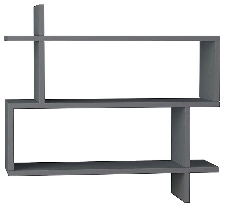 ΡΑΦΙΕΡΑ ΤΟΙΧΟΥ PARALEL MEGAPAP ΧΡΩΜΑ ΑΝΘΡΑΚΙ 70X22X65ΕΚ.