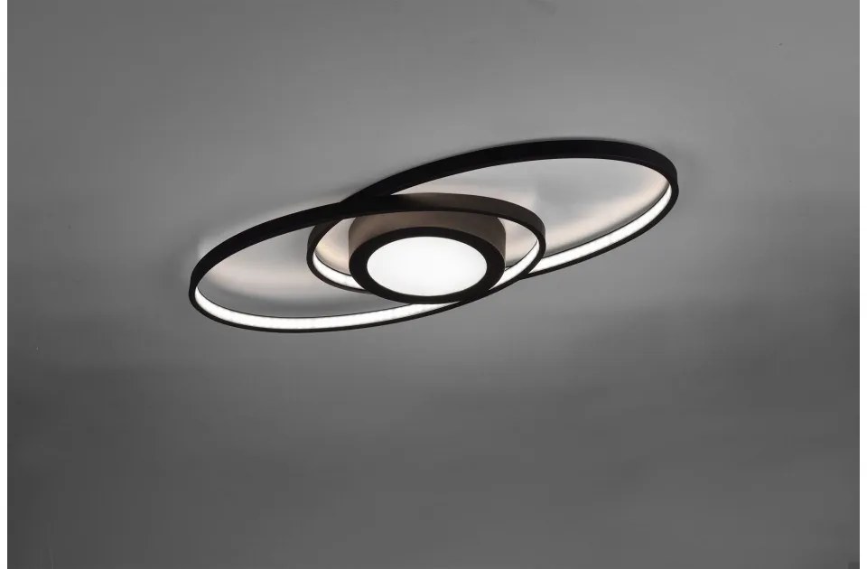 Πλαφονιέρα Φωτιστικό Οροφής LED 28W Switch Dimmer Galaxy Trio Lighting-R62991142-Ανθρακί R62991142