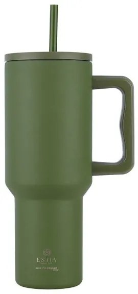 Estia Θερμός Ποτήρι Straw Tumbler XL 1200ml Save The Aegean Forest Spirit 01-32173