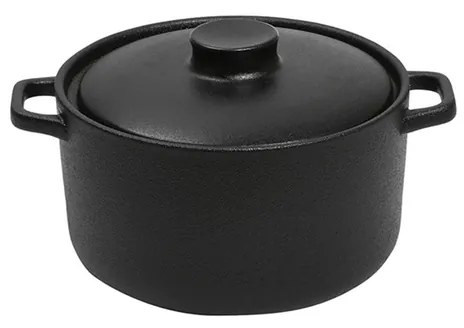 LAVA ΚΑΤΣΑΡΟΛΑΚΙ STONEWARE ΜΑΥΡΟ 13.5χ10χ6ΕΚ. ΣΕΤ 4τμχ - Espiel
