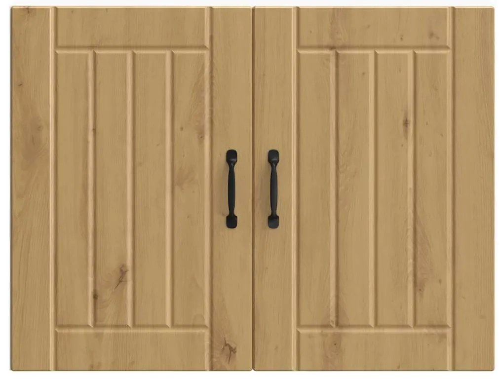 ντουλάπι τοίχου κουζίνας "Lucca" Artisan Oak Engineered Wood - Καφέ