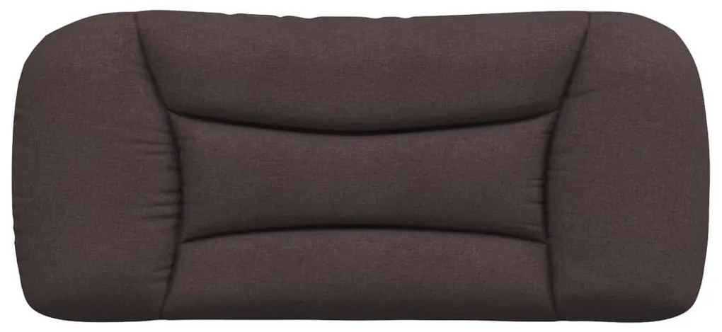 vidaXL Μαξιλάρι για Κεφαλάρι Hvar Σκούρο Καφέ 80 εκ. Υφασμάτινο