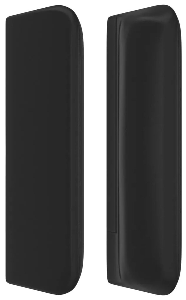 vidaXL Κεφαλάρι με Πτερύγια Μαύρο 83x16x78/88 εκ. Συνθετικό Δέρμα