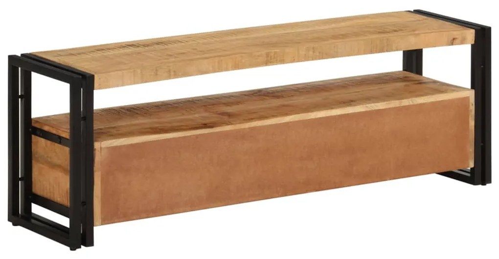 vidaXL Έπιπλο Τηλεόρασης 120 x 30 x 40 εκ. από Μασίφ Ξύλο Μάνγκο