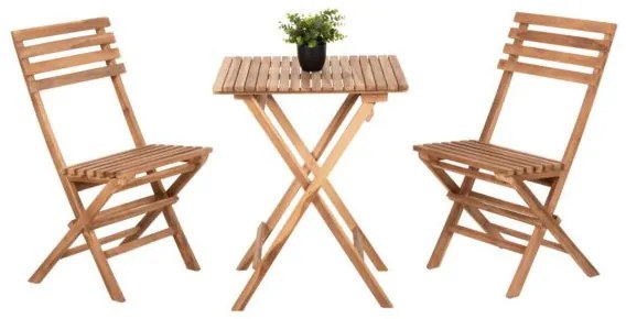 ΣΕΤ 3ΤΜΧ ΕΞΩΤ.ΧΩΡΟΥ ΠΤΥΣΣΟΜΕΝΟ KENDYR HM9907 ΜΑΣΙΦ TEAK ΞΥΛΟ-ΦΥΣΙΚΟ 46x50x88,5Υ