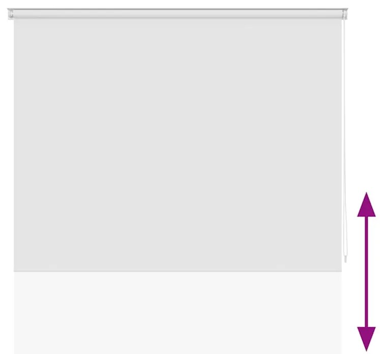 vidaXL Κουρτίνα Μπάνιου Ρολό Λευκή 140 x 240 εκ.