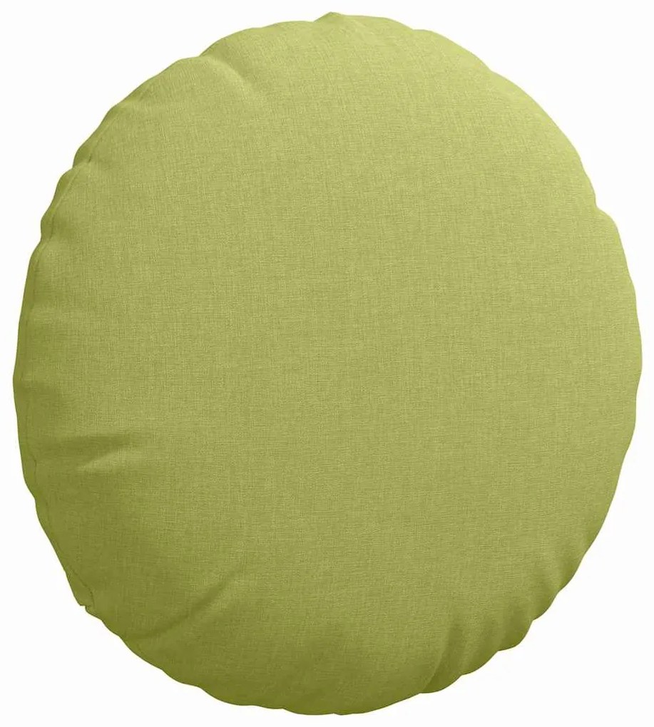 vidaXL Μαξιλάρια καθισμάτων 2 pcs Ανοιχτό Πράσινο Ø40 x 13 εκ ύφασμα