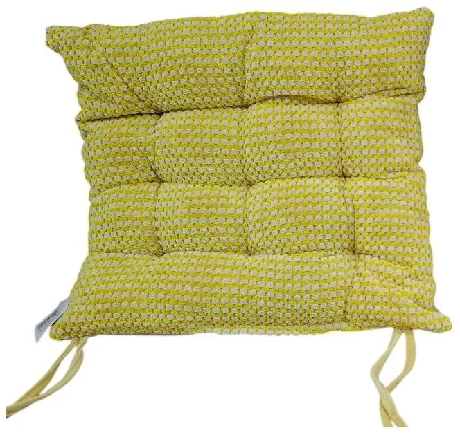 Μαξιλάρι καρέκλας 40x40cm  Κίτρινο