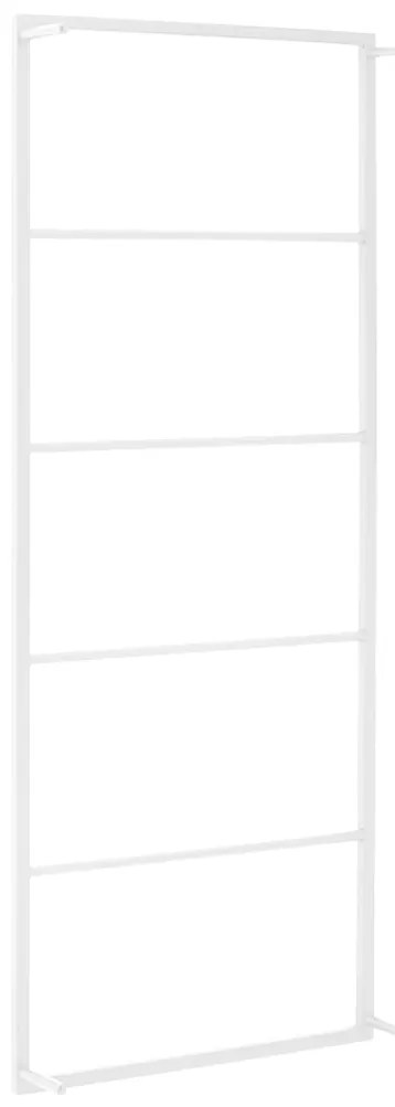 vidaXL Ράφι Πετσετών Λευκό Ατσάλινο 45x10x115 εκ.