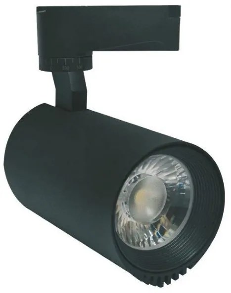 Σποτ Ράγας 2-line 20W Cob Round Space Lights 2.123.003 Μαύρο