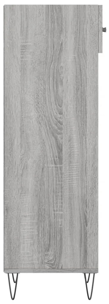 vidaXL Παπουτσοθήκη Γκρι Sonoma 30x35x105 εκ. από Επεξεργασμένο Ξύλο