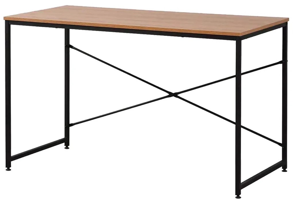 Γραφείο EDM 75195 Μαύρο Ξύλο Μέταλλο 120 x 60 x 74 cm