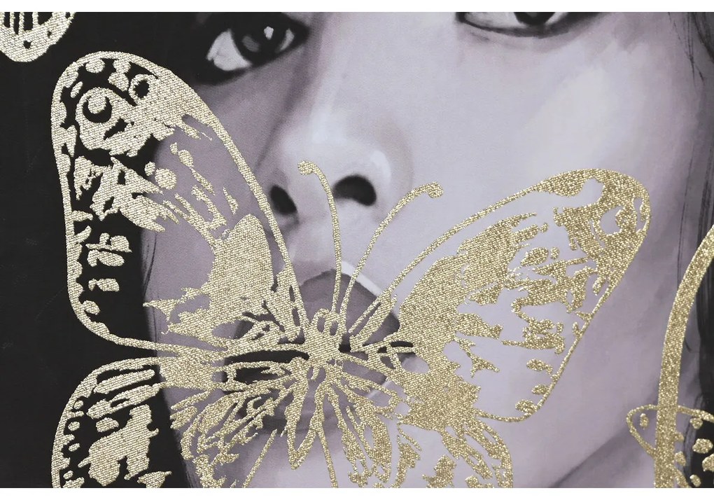 Καμβάς Home ESPRIT Τζίντζερ Καμβάς 70 x 3,7 x 100 cm