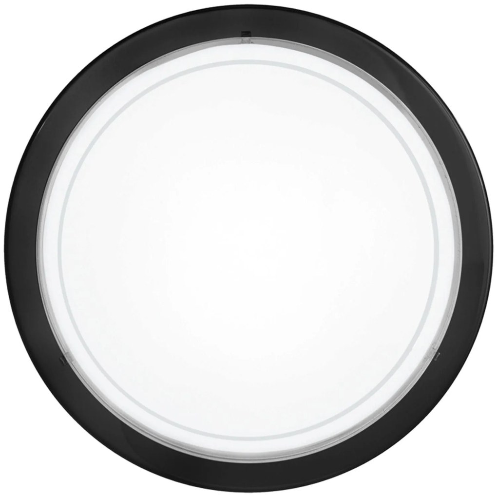 Φωτιστικό Οροφής Planet 1 83159 White-Black Eglo Metal, Glass