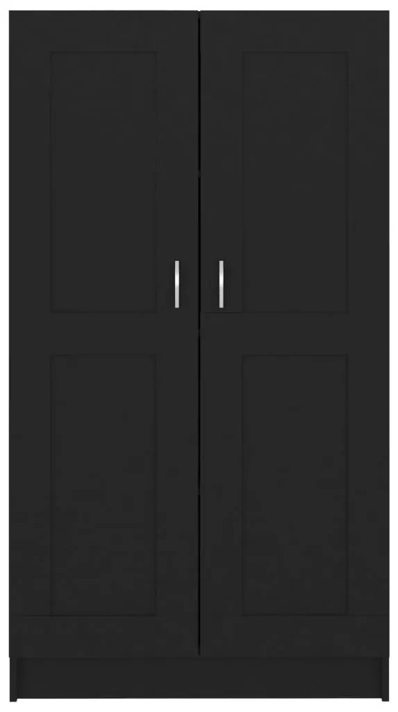 vidaXL Βιβλιοθήκη Μαύρη 82,5 x 30,5 x 150 εκ. Επεξ. Ξύλο