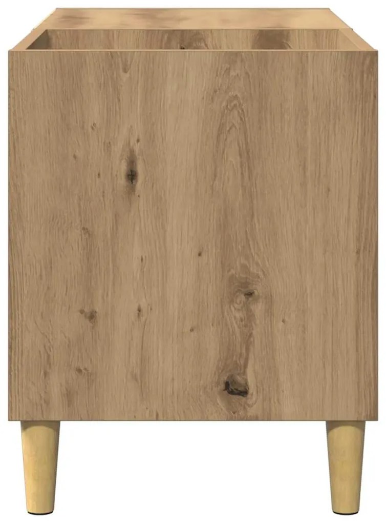 vidaXL ντουλάπι δίσκων  Δρυς τεχνίτης 84,5x38x48 cm Κατασκευασμένο ξύλο