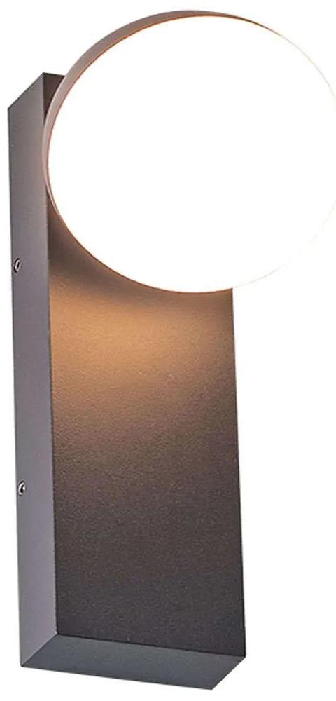 Φωτιστικό Τοίχου - Απλίκα Dego LG5891G 9x11,7x20cm Led 580lm 10W 3000K Dark Grey Aca