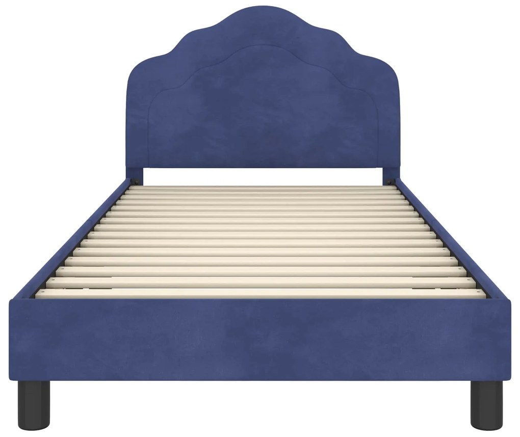 vidaXL Κρεβάτι Παιδικής Κρεβατοκάμαρας με Κεφαλάκι Μπλε Αστυνομίας