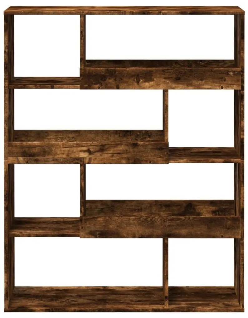 Βιβλιοθήκη/Διαχωριστικό Χώρου Δρυς 100x33x125,5 εκ. Επεξ. Ξύλο - Καφέ
