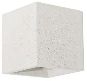 Απλίκα φωτιστικό τοίχου Concrete από τσιμέντο Viokef-4096902-Λευκό 4096902