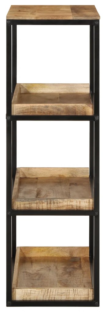vidaXL Βιβλιοθήκη 70x35x110 εκ. Μασίφ Ξύλο Χοντρό Μάνγκο
