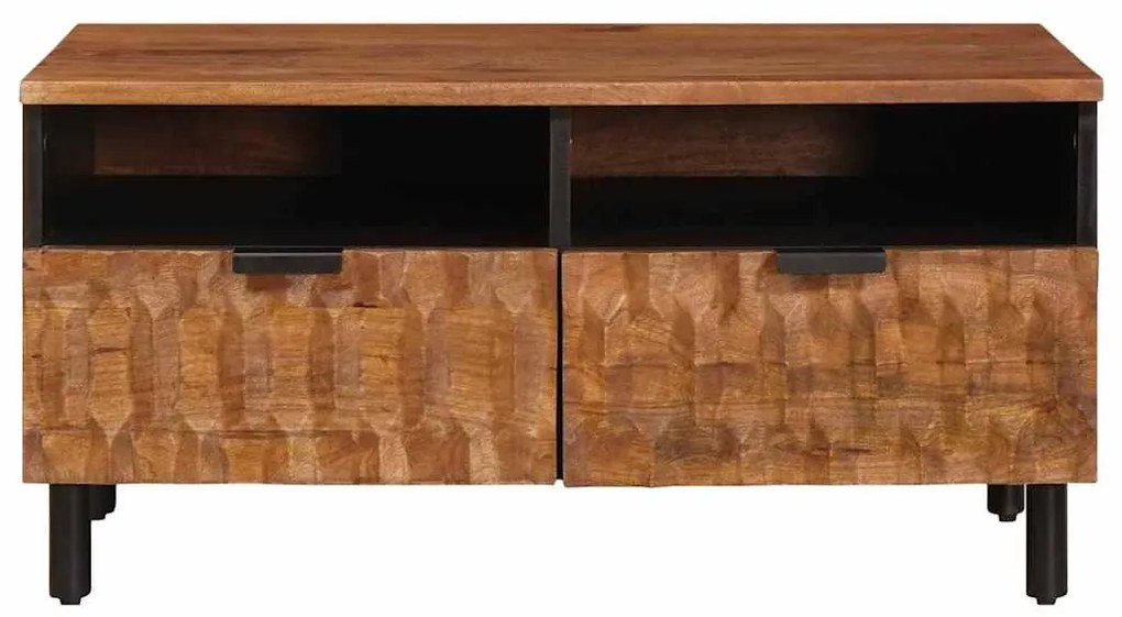 vidaXL Τραπεζάκι σαλονιού Καφέ 80 x 54 x 40 εκ Στερεό ξύλο μάνγκο