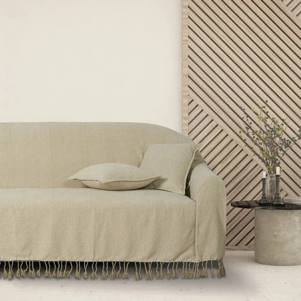 Ριχτάρι 0271 Taupe Das Home Τριθέσιο 180x300cm Chenille