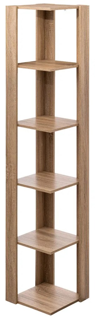 Γωνιακή Ραφιέρα Δαπέδου 5 Θέσεων (33x33x179) F-V Oak Novia 193521