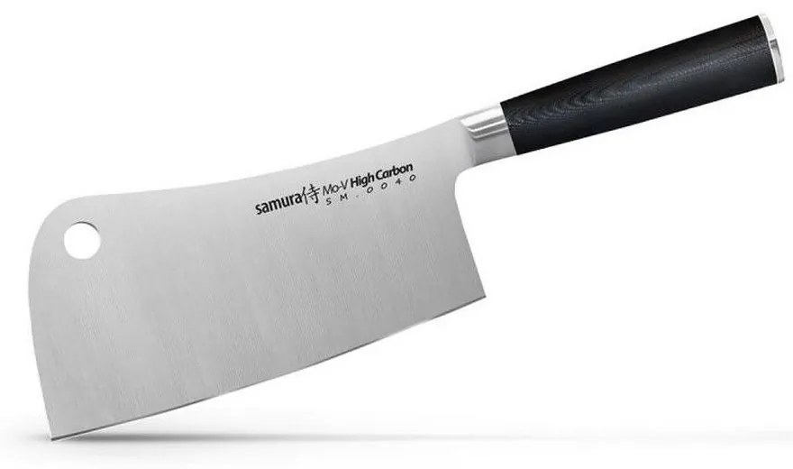 Μπαλτάς Mo-V SM-0040 18cm Black Samura Stainless Steel