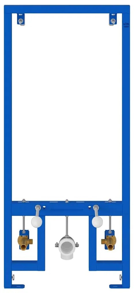 vidaXL Στήριγμα Τοίχου Μπάνιου Μπλε 50 x 3 x 112 εκ