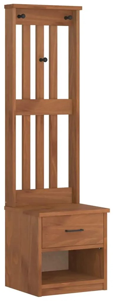 vidaXL Δέντρο χωλ "SANDNES" 45x40x159,5 εκ.Πεύκο μασίφ ξύλο