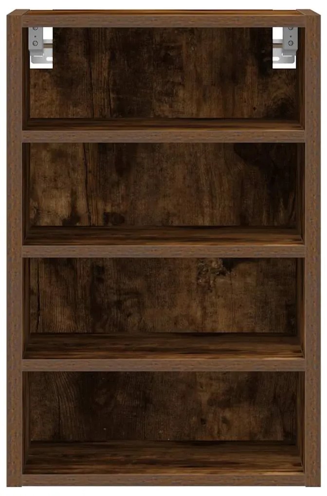 vidaXL κρεμαστό ντουλάπι Riga καπνιστή δρυς 40x29,5x60 cm
