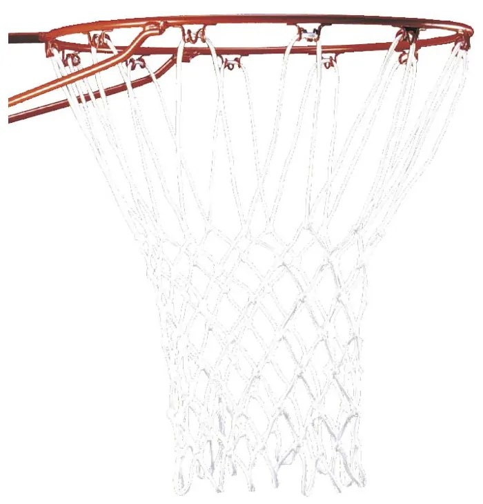 Δίχτυ Basket Bs-2110P Λευκο 52cm (2Τμχ) X 12 Θηλιές X 7 Κομπ