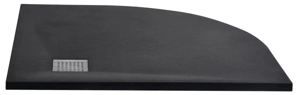 vidaXL Βάση Ντουζιέρας Μαύρη 90 x 90 εκ. από SMC