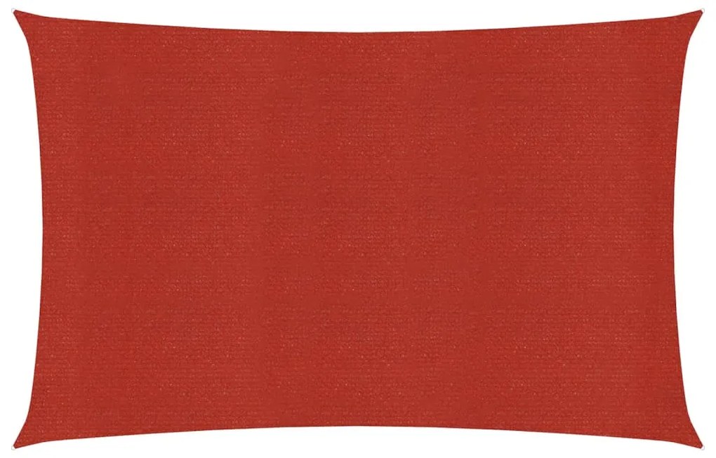 Πανί Σκίασης Κόκκινο 2 x 4,5 μ. από HDPE 160 γρ./μ²
