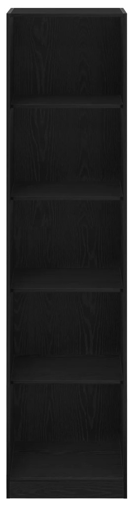 vidaXL Ντουλάπα  Μαύρης Δρυς 50x50x200 εκ σε Επεξεργασμένο Ξύλο