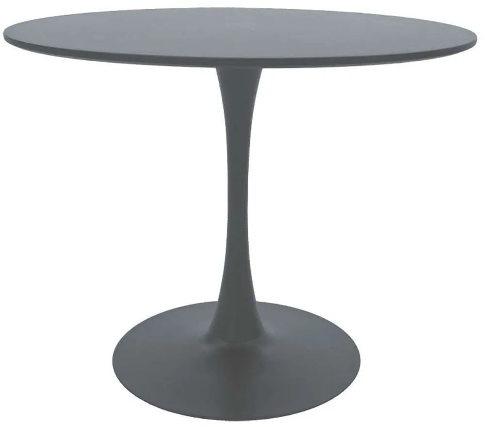 Τραπέζι Balou 127-000095 Φ100x75cm Anthracite Mdf, Metal